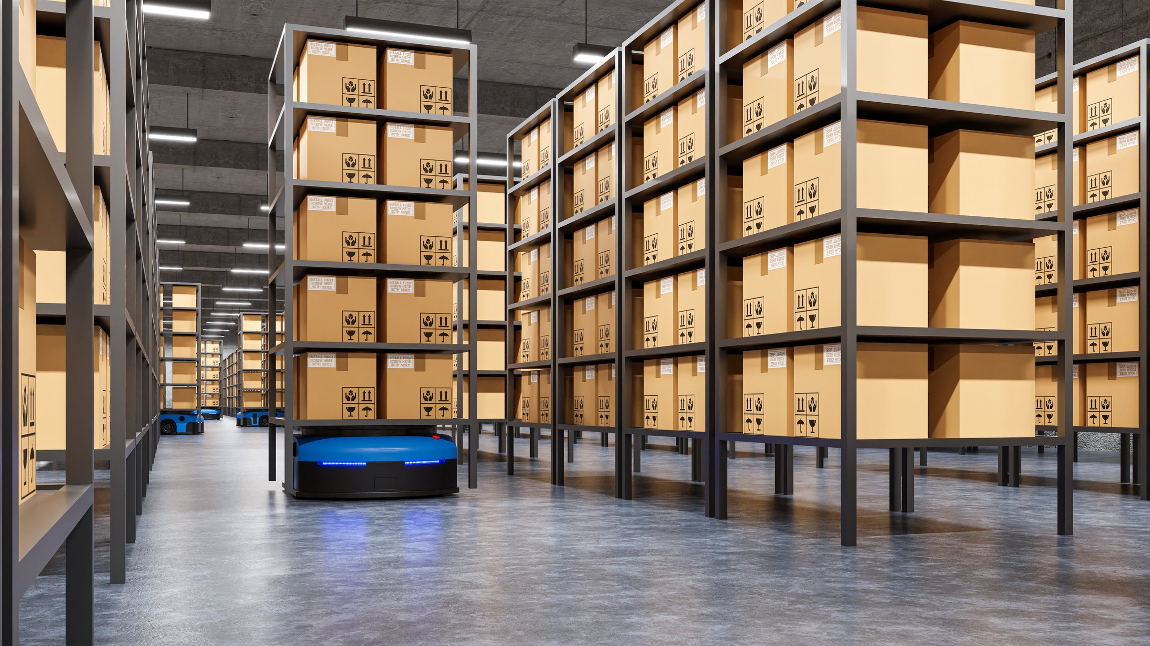 Robots Efficiently Sorting Parcel Boxes 